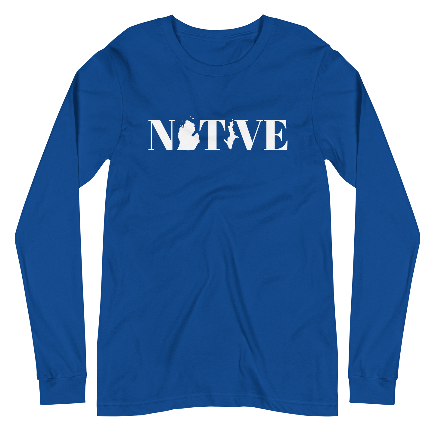 Michigan 'Native' T-Shirt (Didone Font) | Unisex Long Sleeve