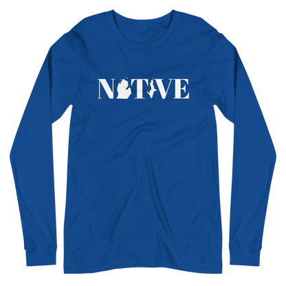 Michigan 'Native' T-Shirt (Didone Font) | Unisex Long Sleeve