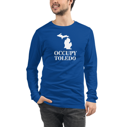 'Occupy Toledo' T-Shirt (w/ Corrected Michigan Outline) | Unisex Long Sleeve