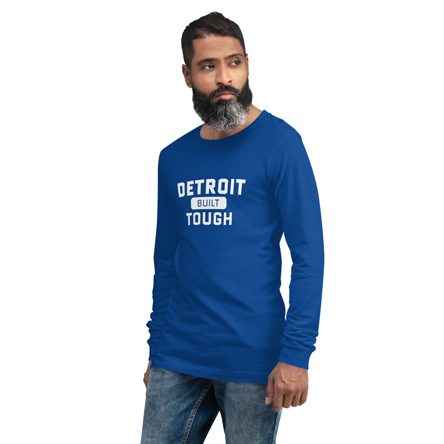 'Built Detroit Tough' Long Sleeve T-Shirt | Unisex