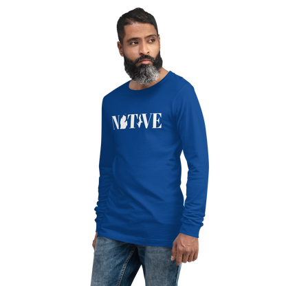 Michigan 'Native' T-Shirt (Didone Font) | Unisex Long Sleeve