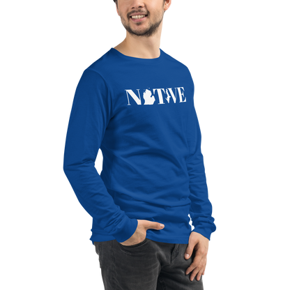 Michigan 'Native' T-Shirt (Didone Font) | Unisex Long Sleeve