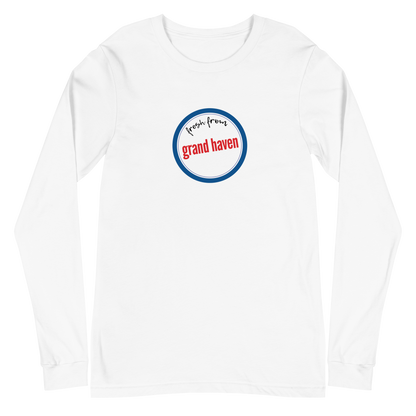 'Fresh From Grand Haven' Long Sleeve T-Shirt (Hypermarket Parody) | Unisex