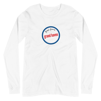 'Fresh From Grand Haven' Long Sleeve T-Shirt (Hypermarket Parody) | Unisex