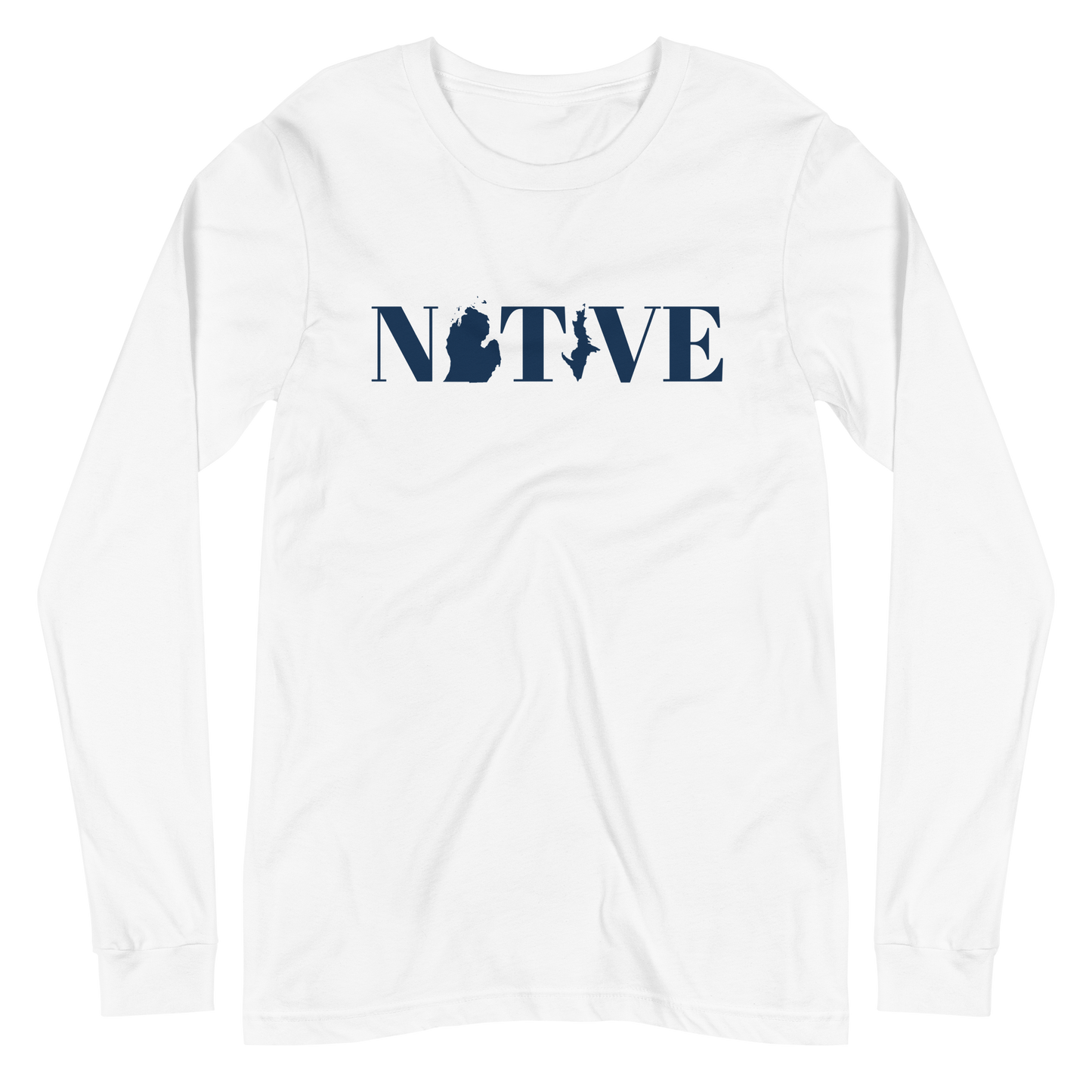 Michigan 'Native' T-Shirt (Didone Font) | Unisex Long Sleeve