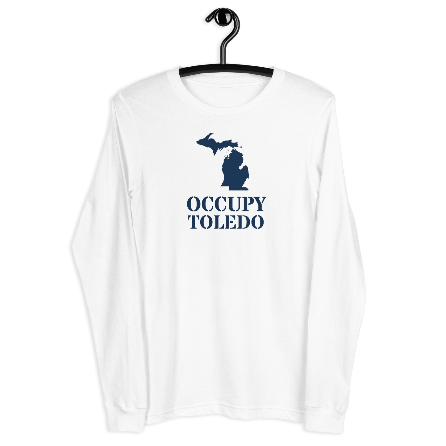 'Occupy Toledo' T-Shirt (w/ Corrected Michigan Outline) | Unisex Long Sleeve