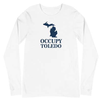 'Occupy Toledo' T-Shirt (w/ Corrected Michigan Outline) | Unisex Long Sleeve