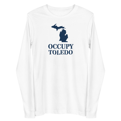 'Occupy Toledo' T-Shirt (w/ Corrected Michigan Outline) | Unisex Long Sleeve