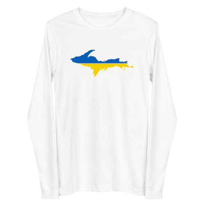 Michigan Upper Peninsula T-Shirt (w/ UP Ukraine Outline) | Unisex Long Sleeve