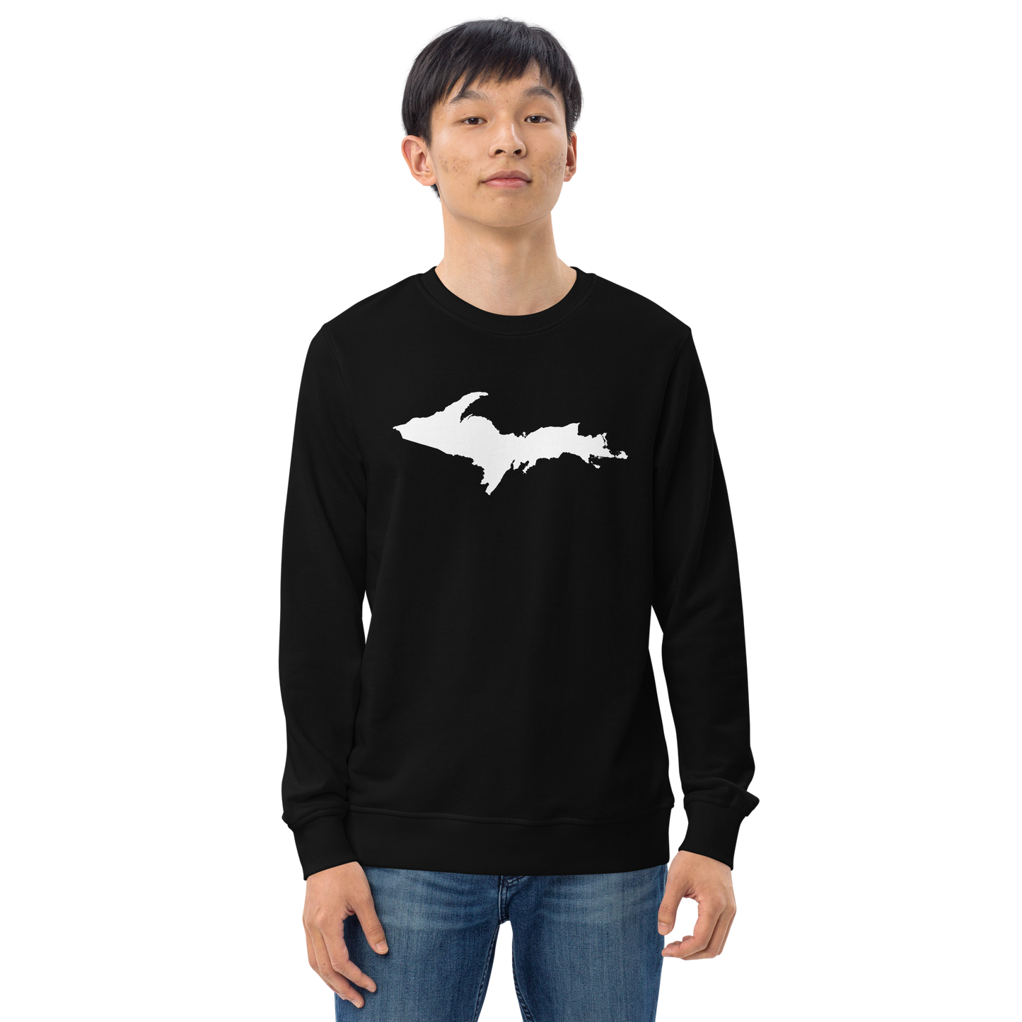 Michigan Upper Peninsula Organic Sweatshirt (w/ UP Outline)