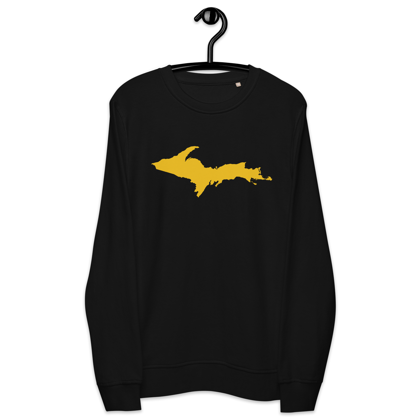 Michigan Upper Peninsula Organic Sweatshirt (w/ Gold UP Outline)