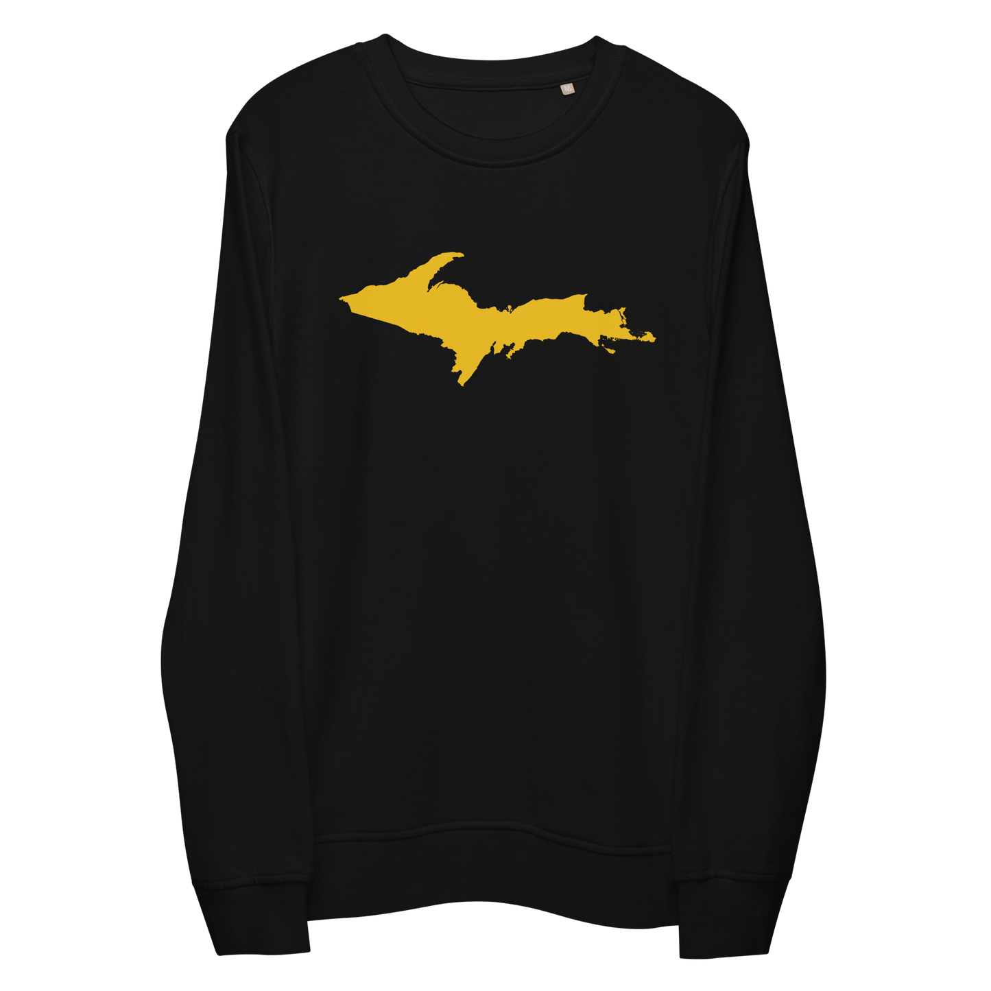 Michigan Upper Peninsula Organic Sweatshirt (w/ Gold UP Outline)