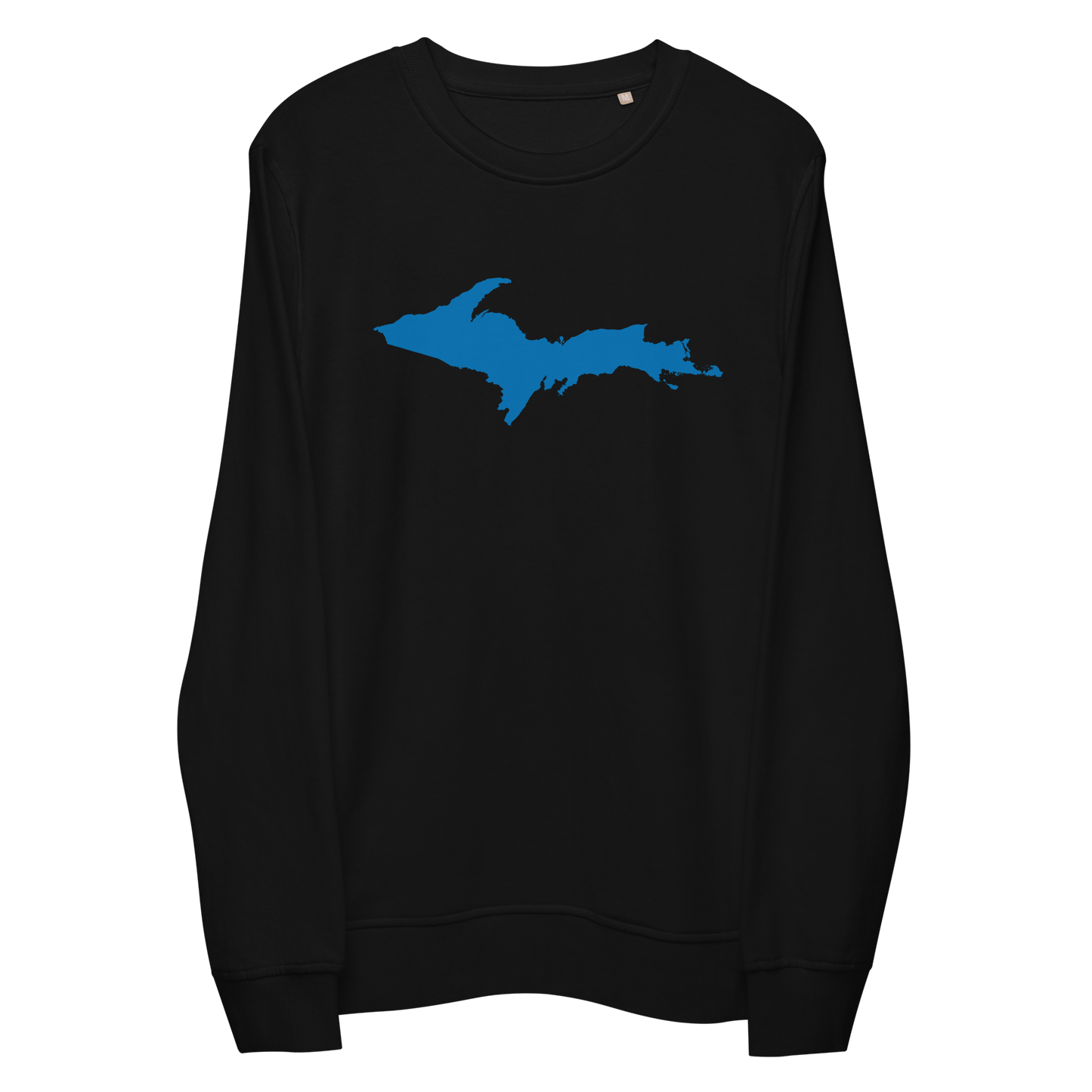 Michigan Upper Peninsula Organic Sweatshirt (w/ Azure UP Outline)