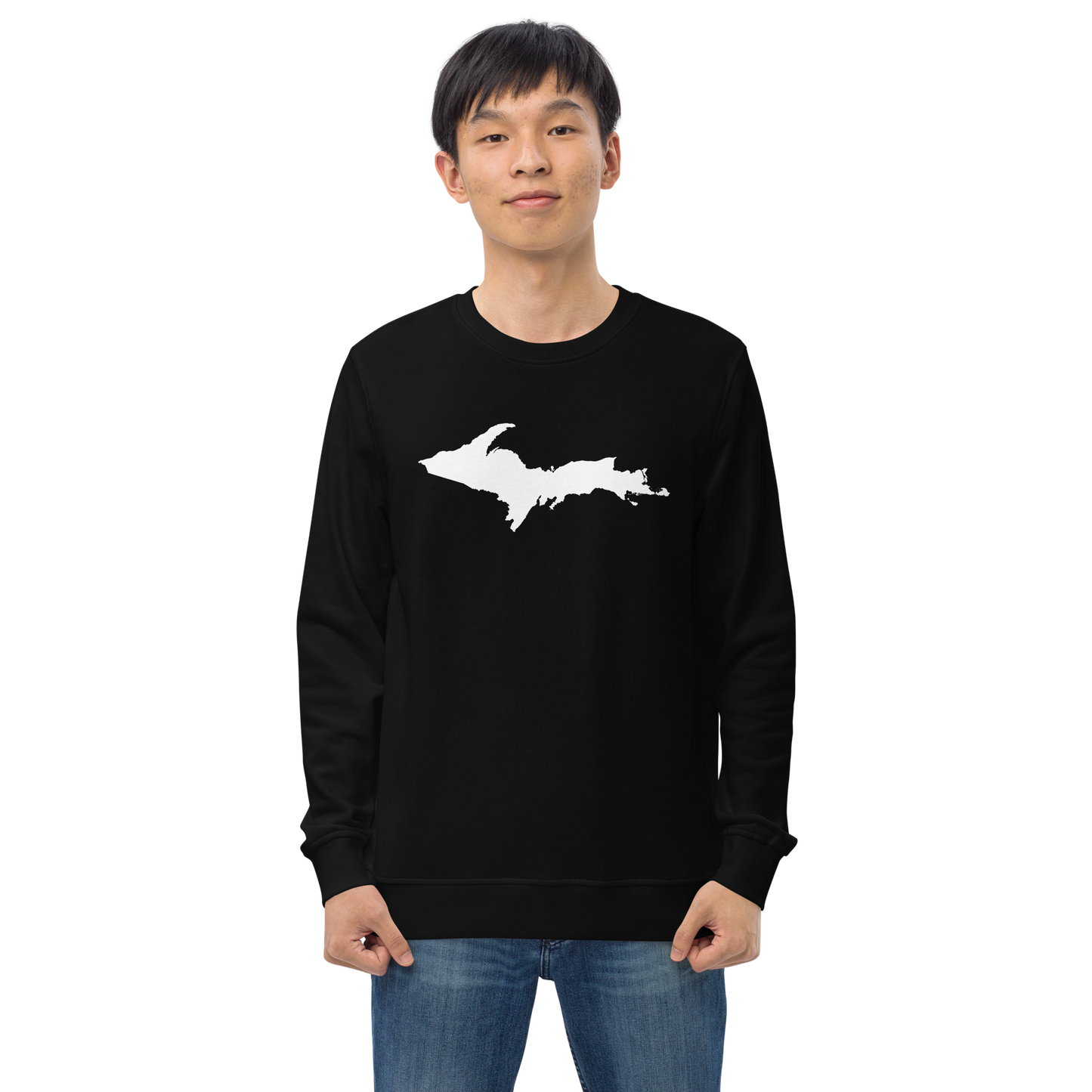 Michigan Upper Peninsula Organic Sweatshirt (w/ UP Outline)