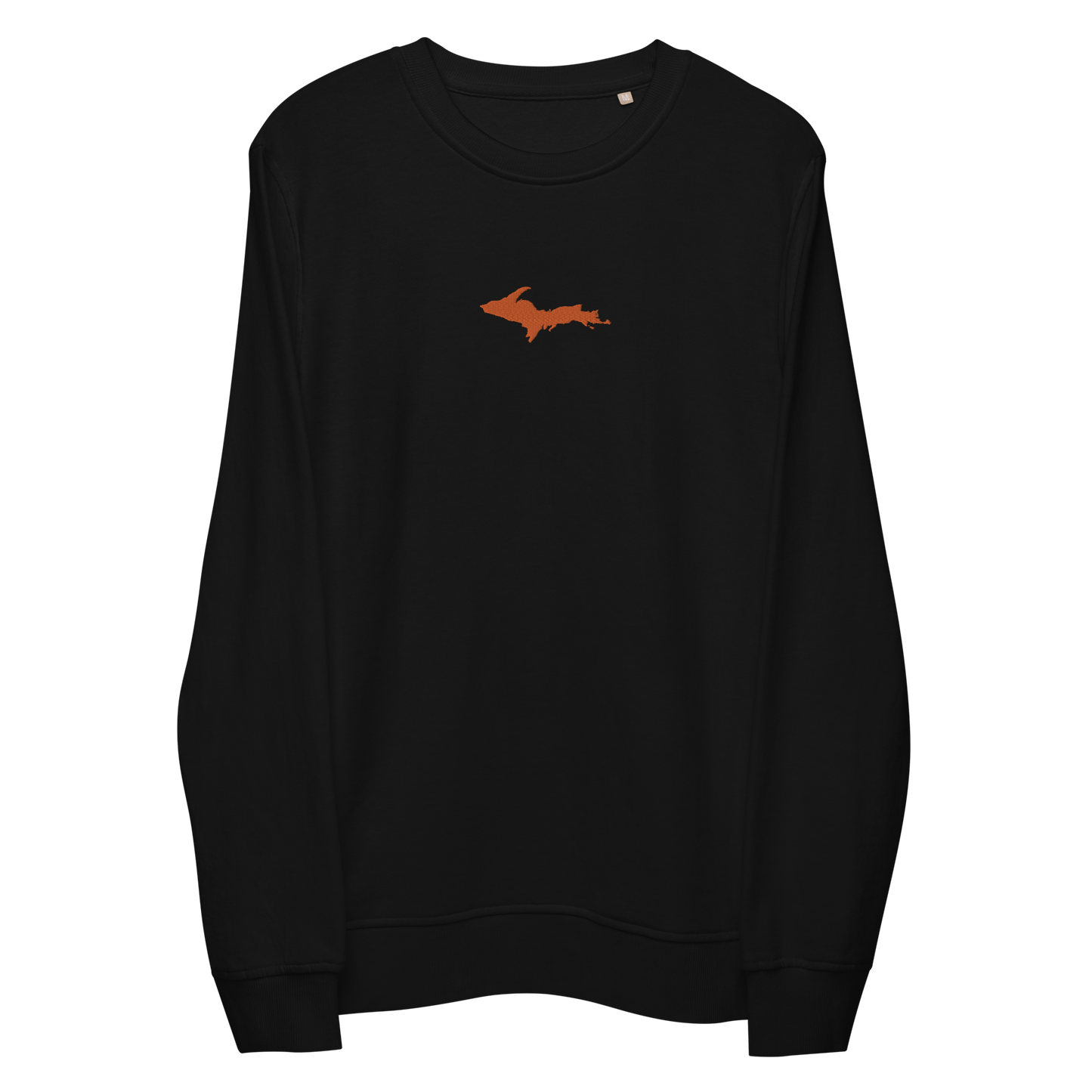 Michigan Upper Peninsula Sweatshirt (w/ Embroidered Orange UP Outline) | Unisex Organic