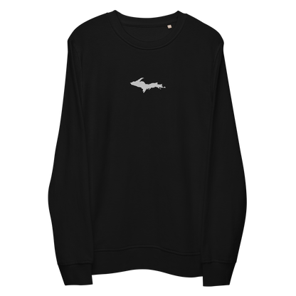 Michigan Upper Peninsula Sweatshirt (w/ Embroidered UP Outline) | Unisex Organic