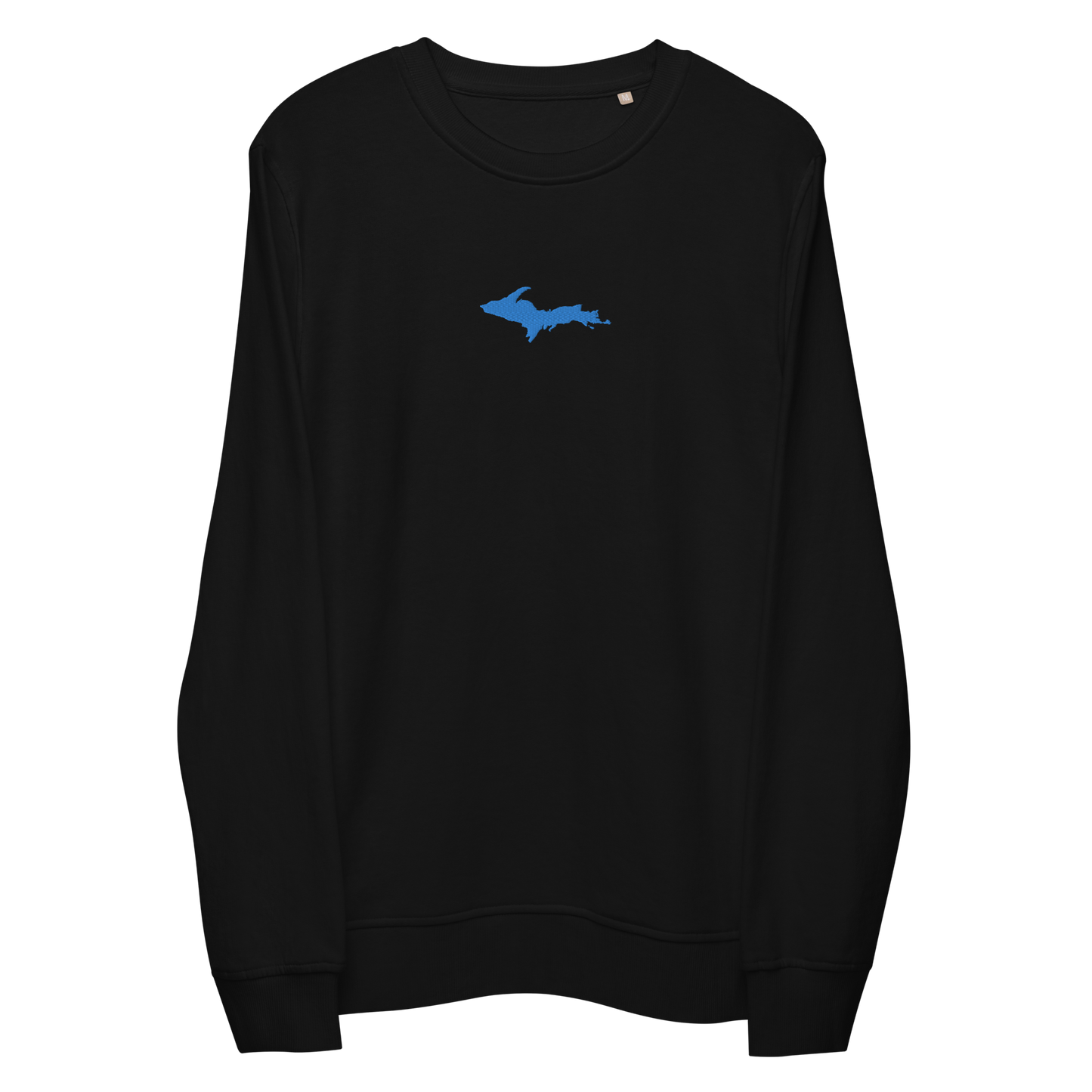 Michigan Upper Peninsula Sweatshirt (w/ Embroidered Azure UP Outline) | Unisex Organic