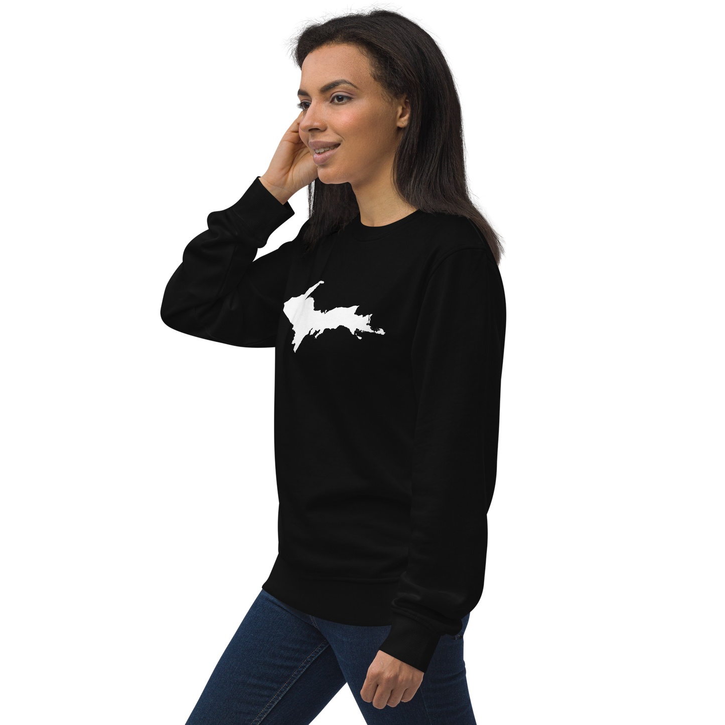 Michigan Upper Peninsula Organic Sweatshirt (w/ UP Outline)