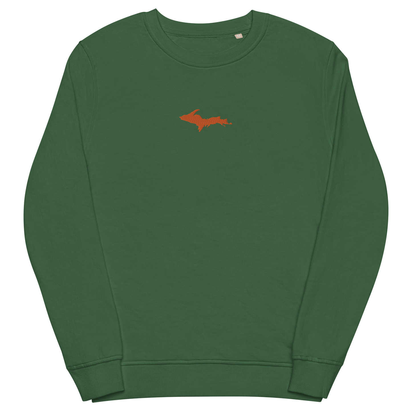 Michigan Upper Peninsula Sweatshirt (w/ Embroidered Orange UP Outline) | Unisex Organic