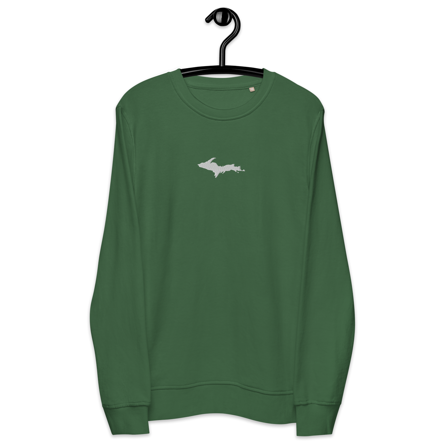 Michigan Upper Peninsula Sweatshirt (w/ Embroidered UP Outline) | Unisex Organic