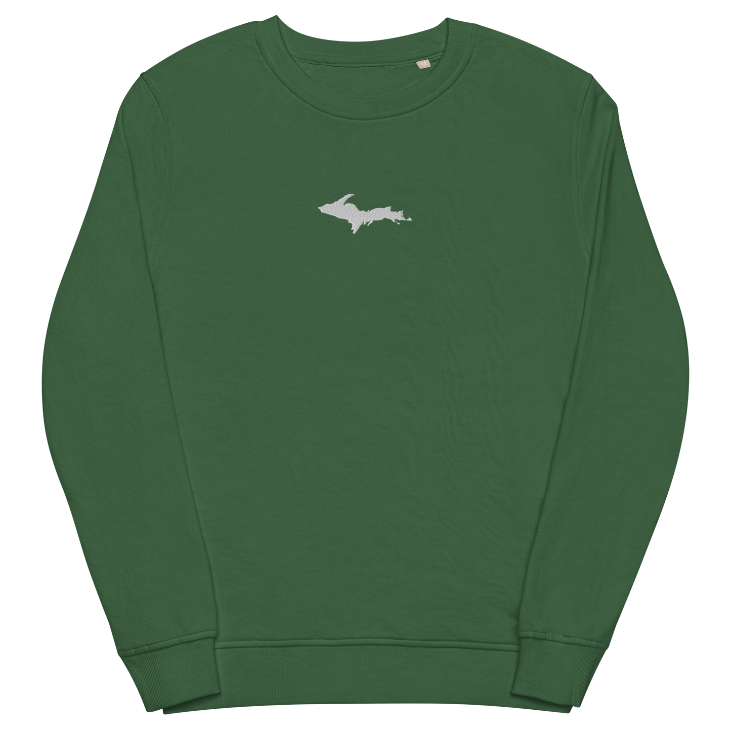 Michigan Upper Peninsula Sweatshirt (w/ Embroidered UP Outline) | Unisex Organic