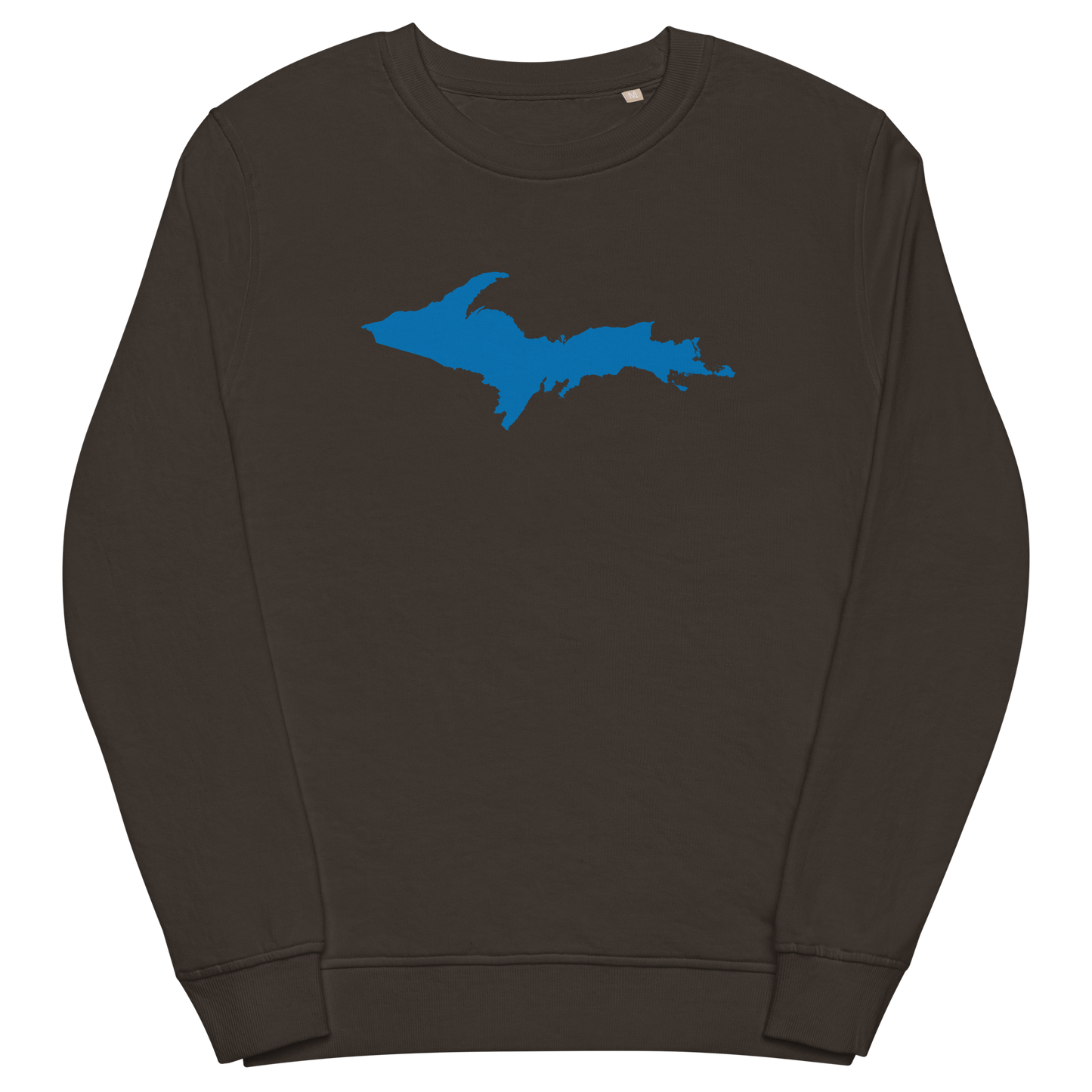 Michigan Upper Peninsula Organic Sweatshirt (w/ Azure UP Outline)