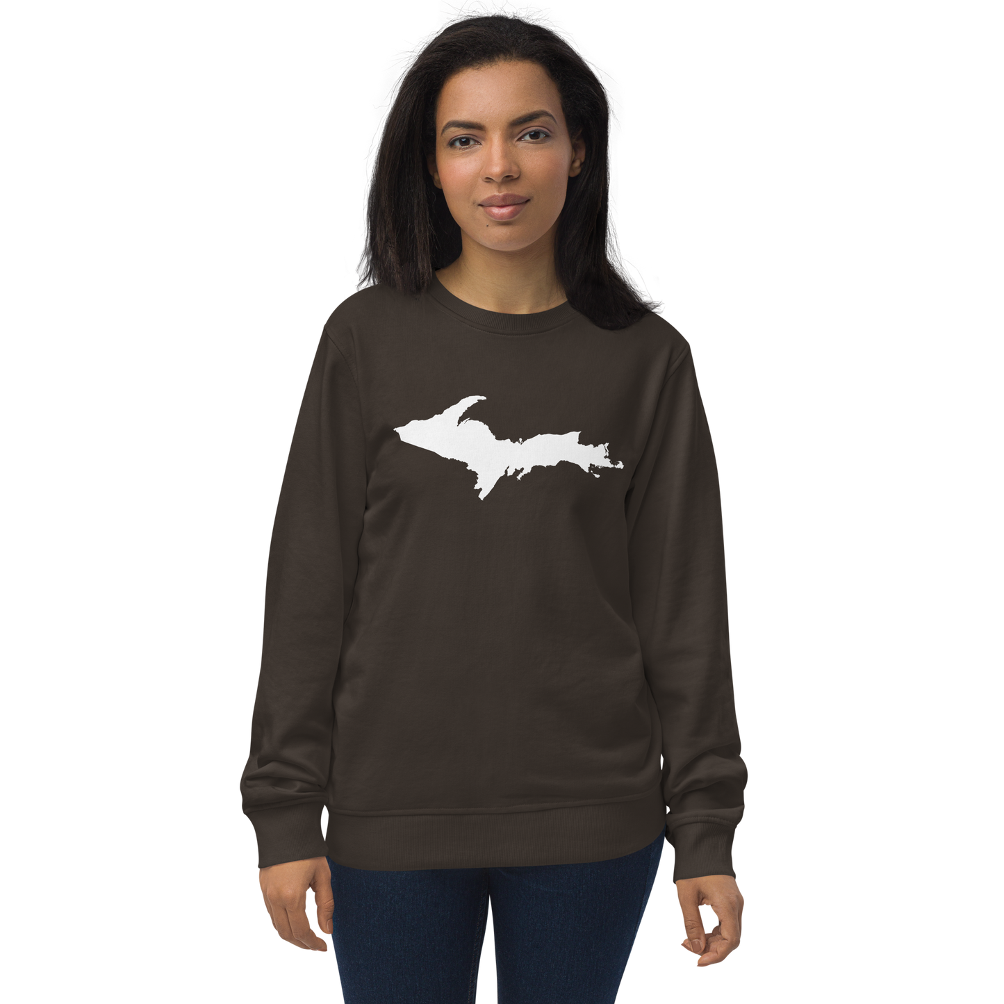 Michigan Upper Peninsula Organic Sweatshirt (w/ UP Outline)