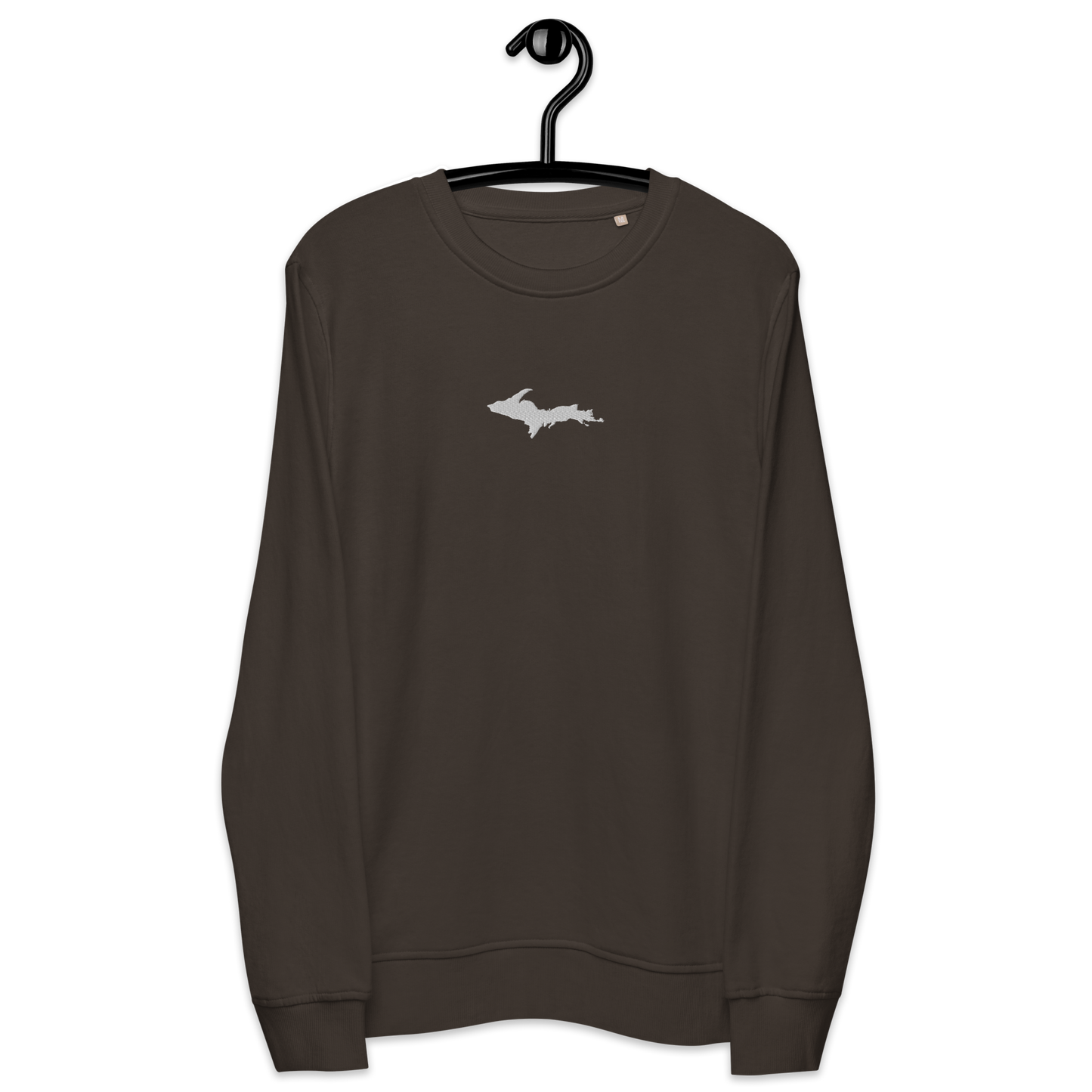 Michigan Upper Peninsula Sweatshirt (w/ Embroidered UP Outline) | Unisex Organic