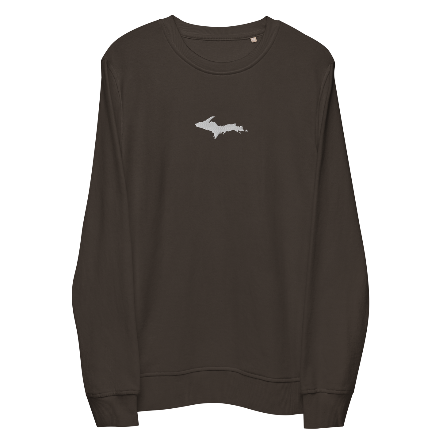 Michigan Upper Peninsula Sweatshirt (w/ Embroidered UP Outline) | Unisex Organic