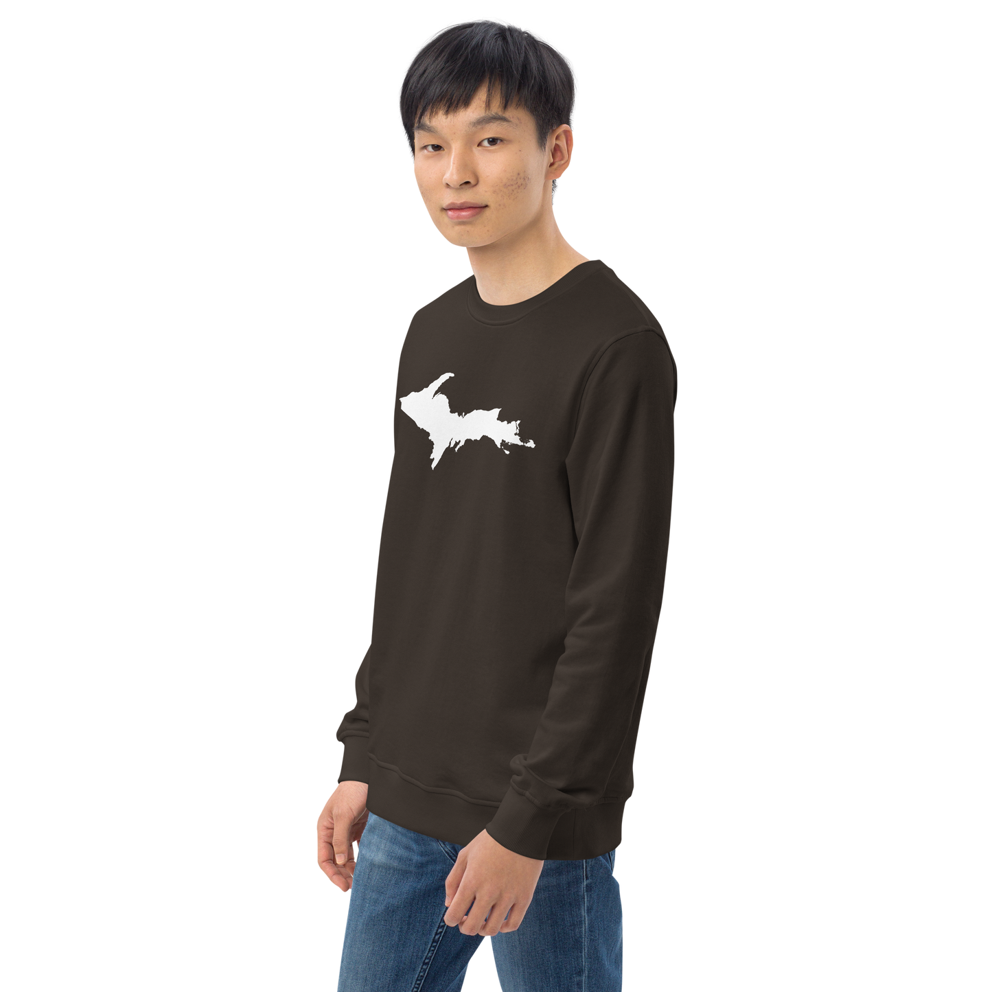 Michigan Upper Peninsula Organic Sweatshirt (w/ UP Outline)