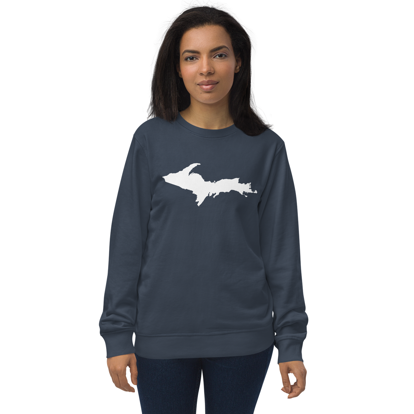 Michigan Upper Peninsula Organic Sweatshirt (w/ UP Outline)