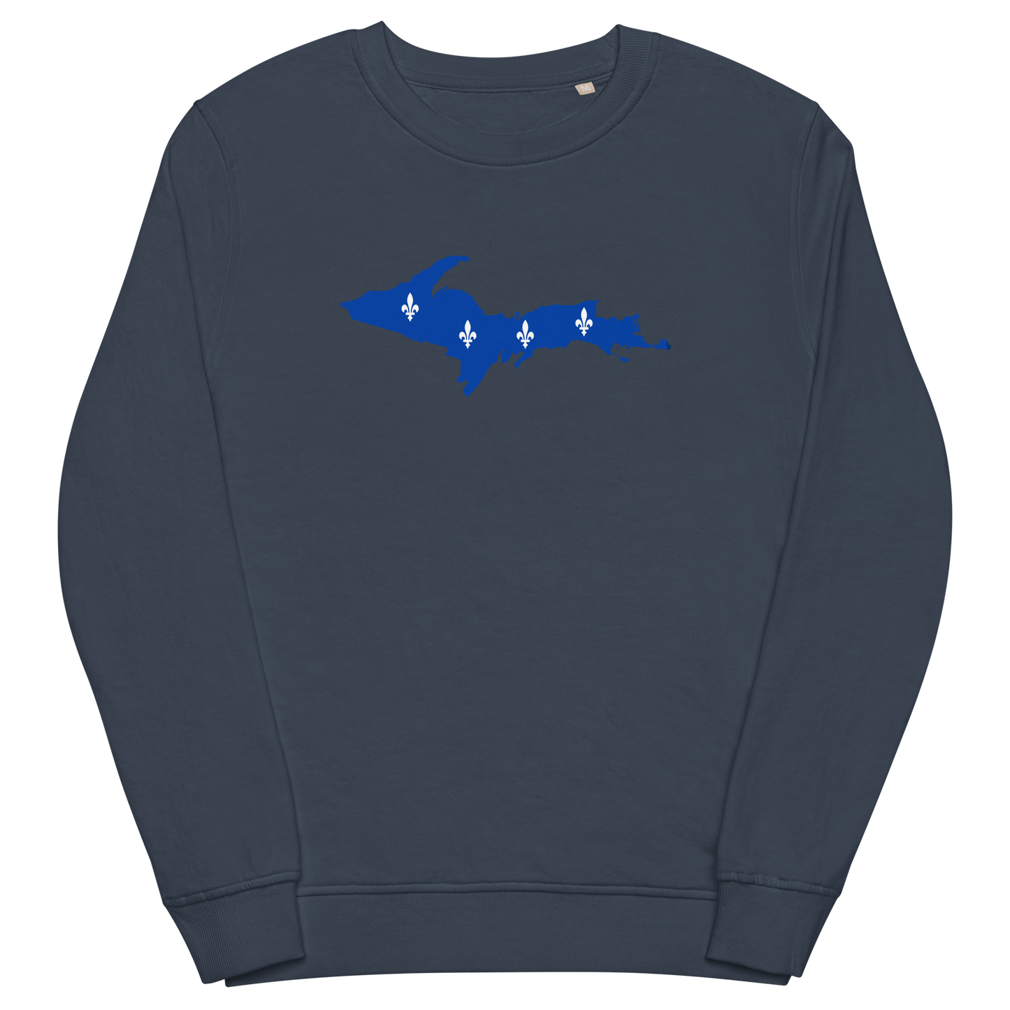 Michigan Upper Peninsula Sweatshirt (w/ UP Quebec Flag Outline) | Unisex Organic