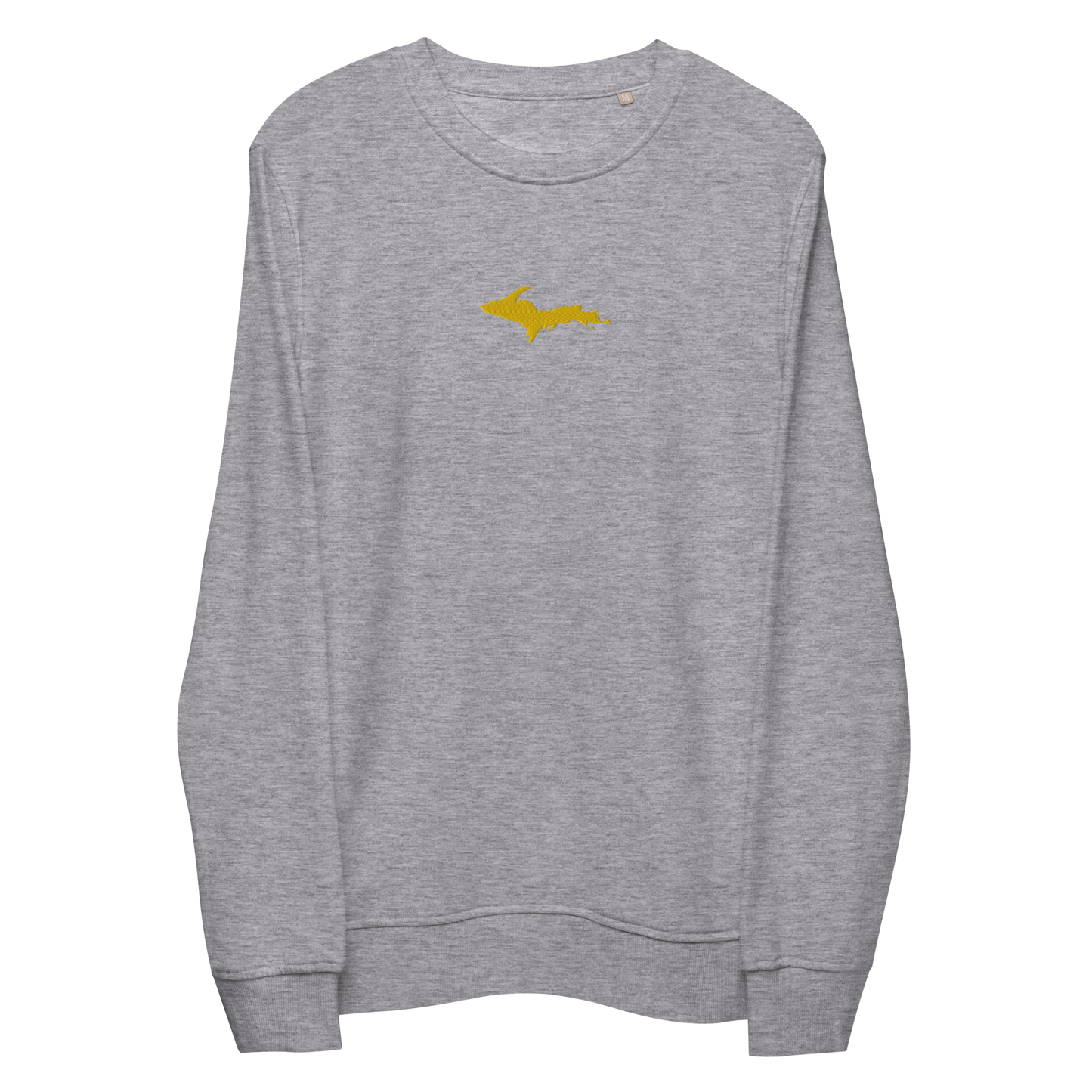 Michigan Upper Peninsula Sweatshirt (w/ Embroidered Gold UP Outline) | Unisex Organic