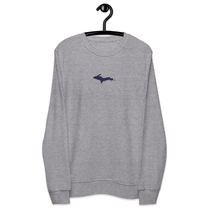 Michigan Upper Peninsula Sweatshirt (w/ Embroidered UP Outline) | Unisex Organic