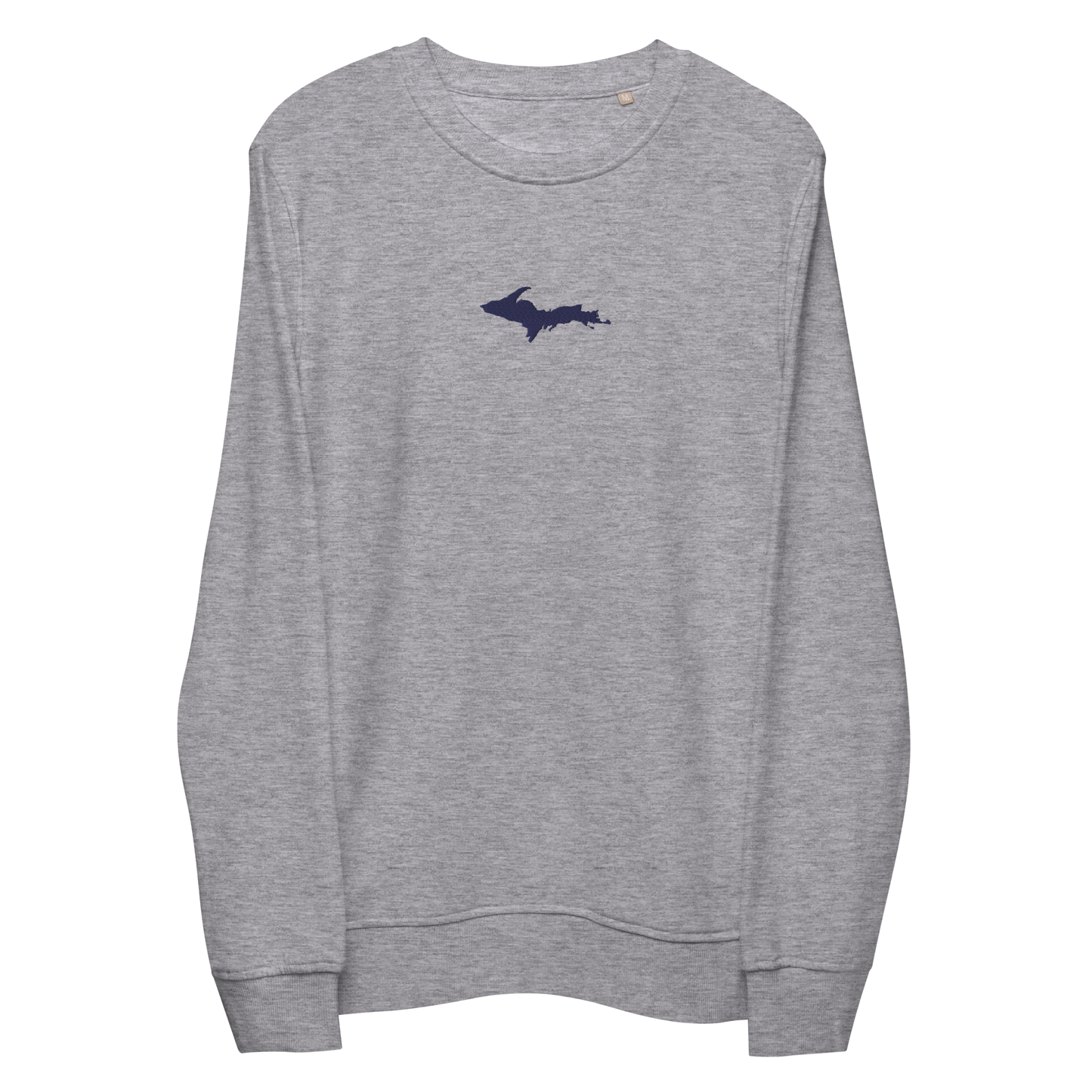 Michigan Upper Peninsula Sweatshirt (w/ Embroidered UP Outline) | Unisex Organic