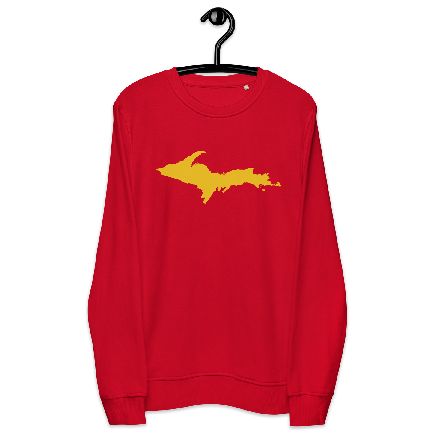 Michigan Upper Peninsula Organic Sweatshirt (w/ Gold UP Outline)