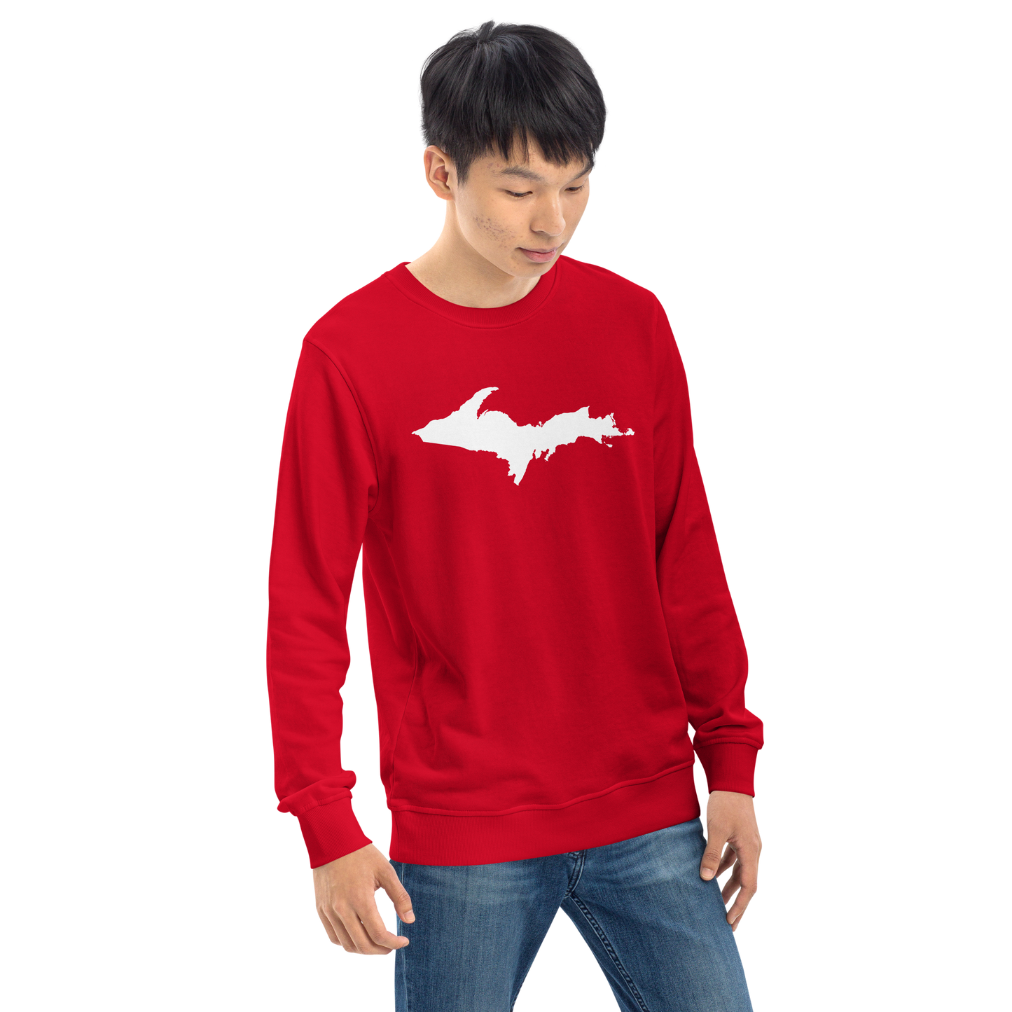 Michigan Upper Peninsula Organic Sweatshirt (w/ UP Outline)