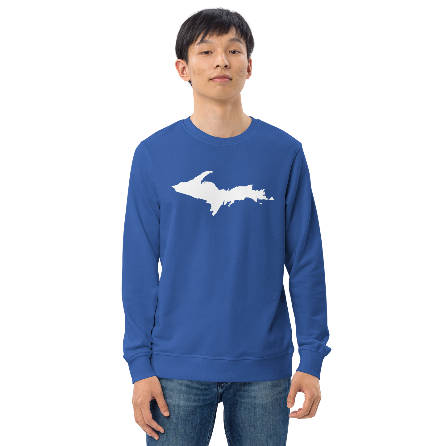 Michigan Upper Peninsula Organic Sweatshirt (w/ UP Outline)