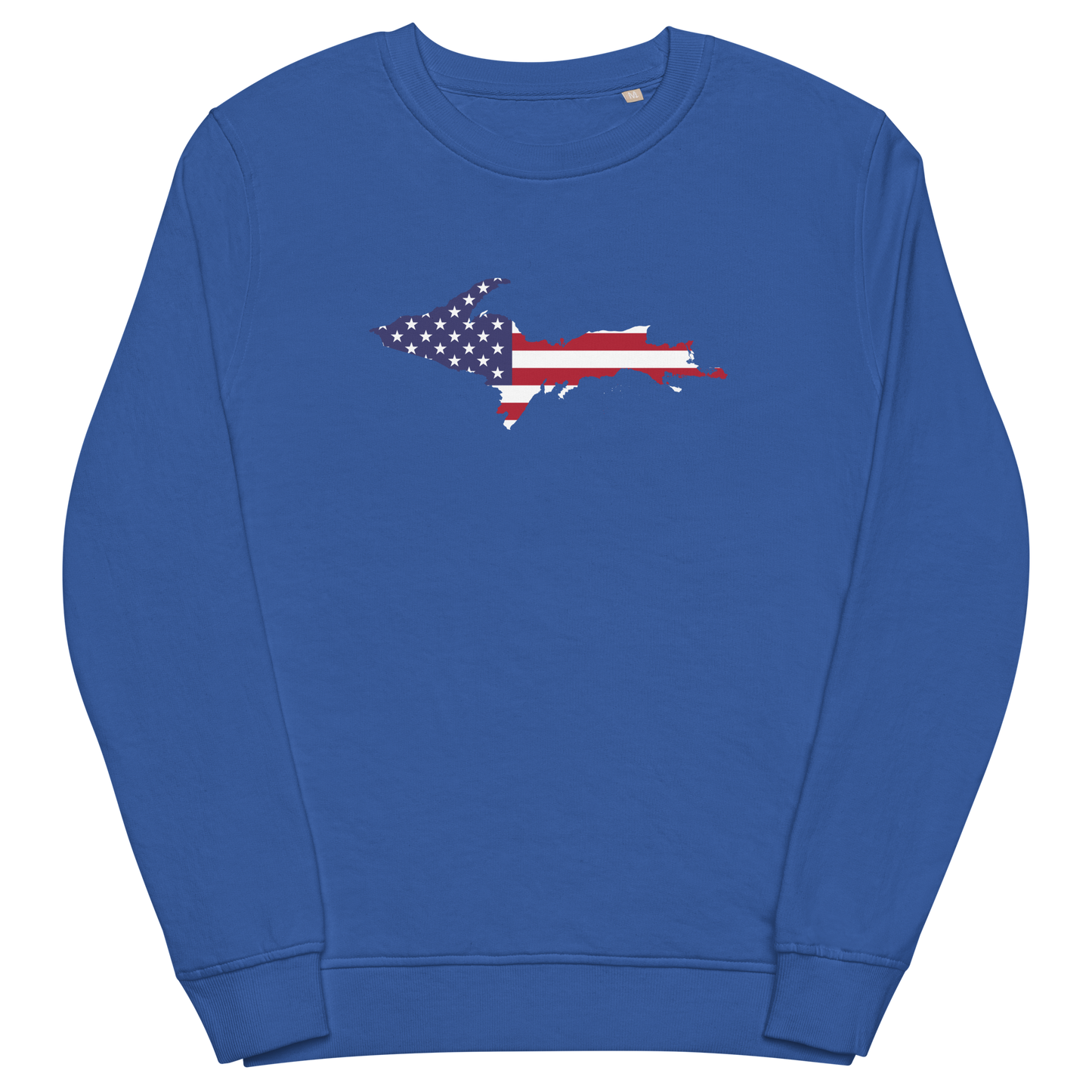 Michigan Upper Peninsula Organic Sweatshirt (w/ UP USA Flag Outline)