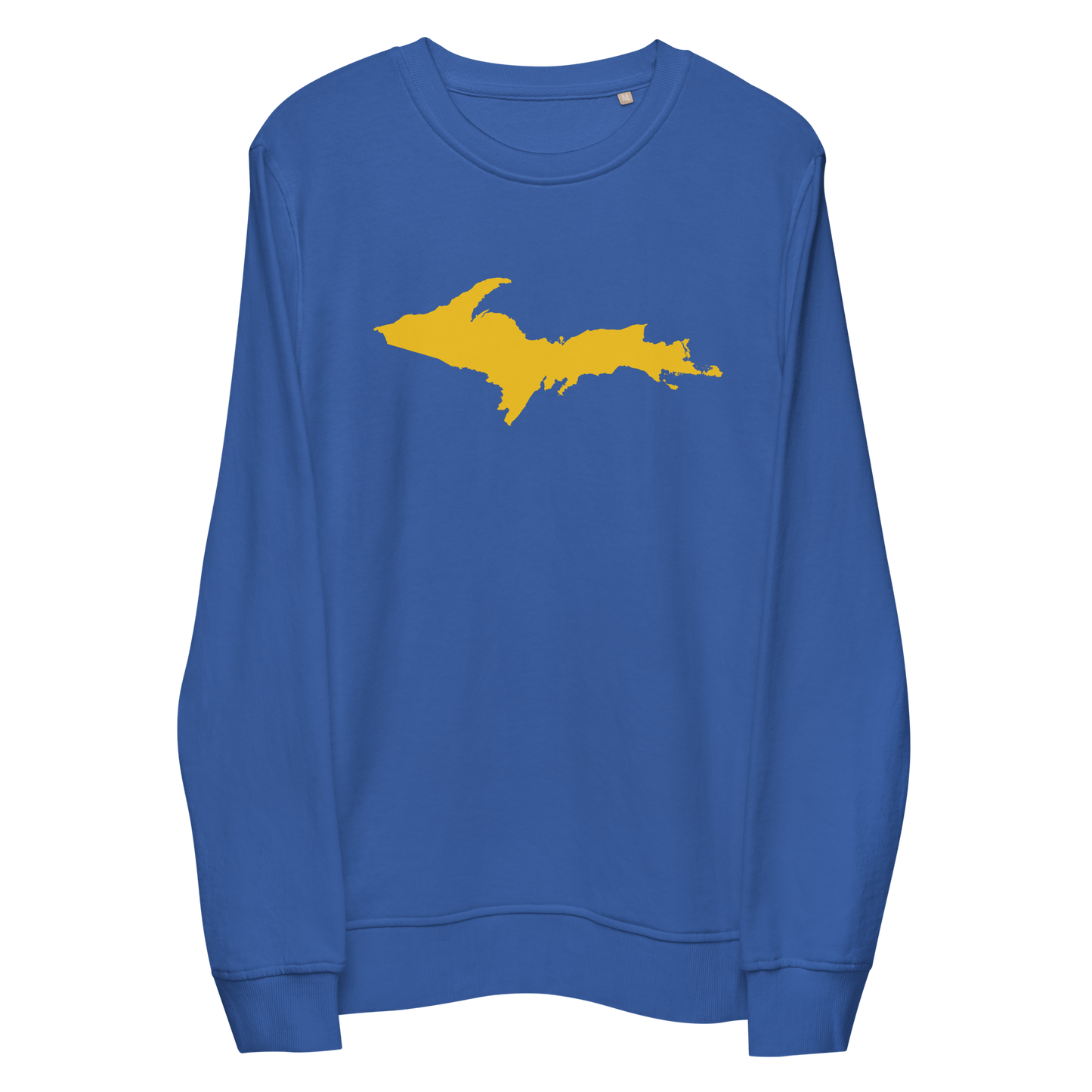 Michigan Upper Peninsula Organic Sweatshirt (w/ Gold UP Outline)