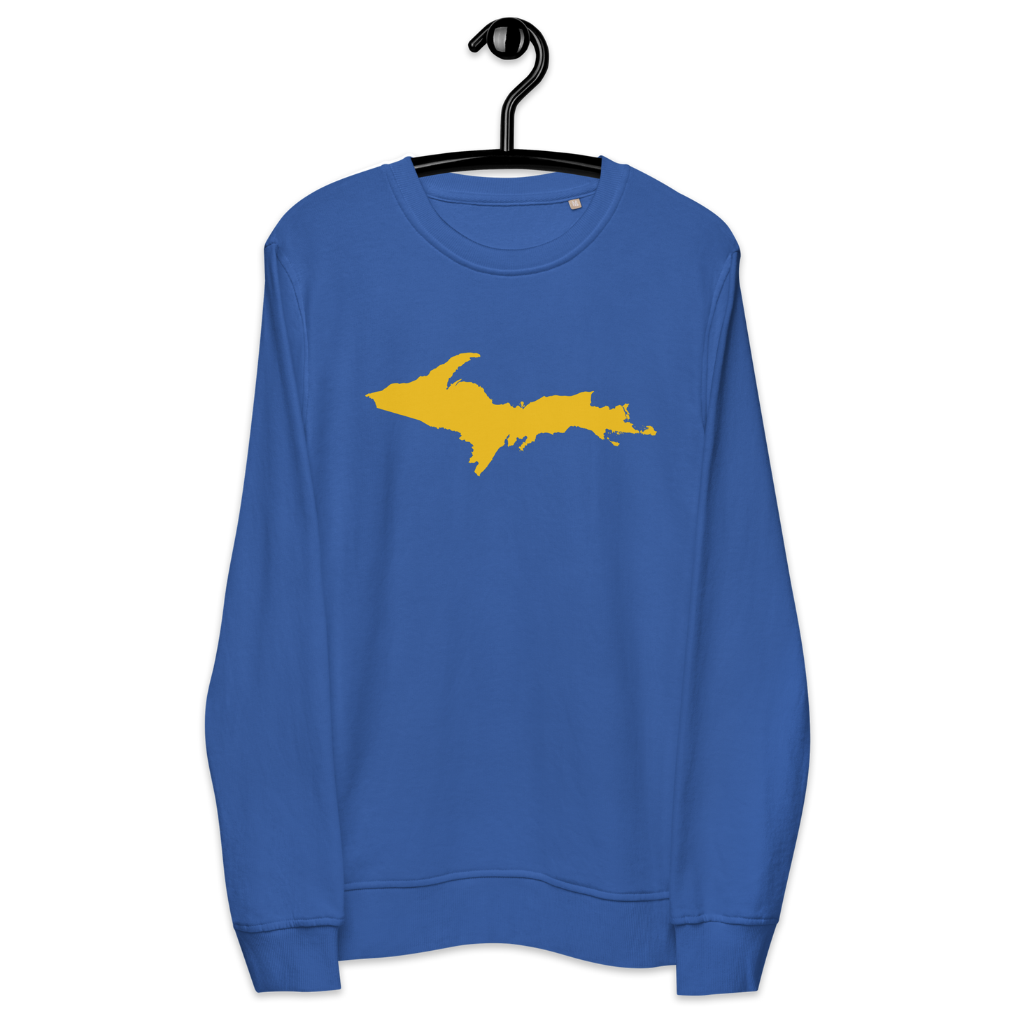 Michigan Upper Peninsula Organic Sweatshirt (w/ Gold UP Outline)