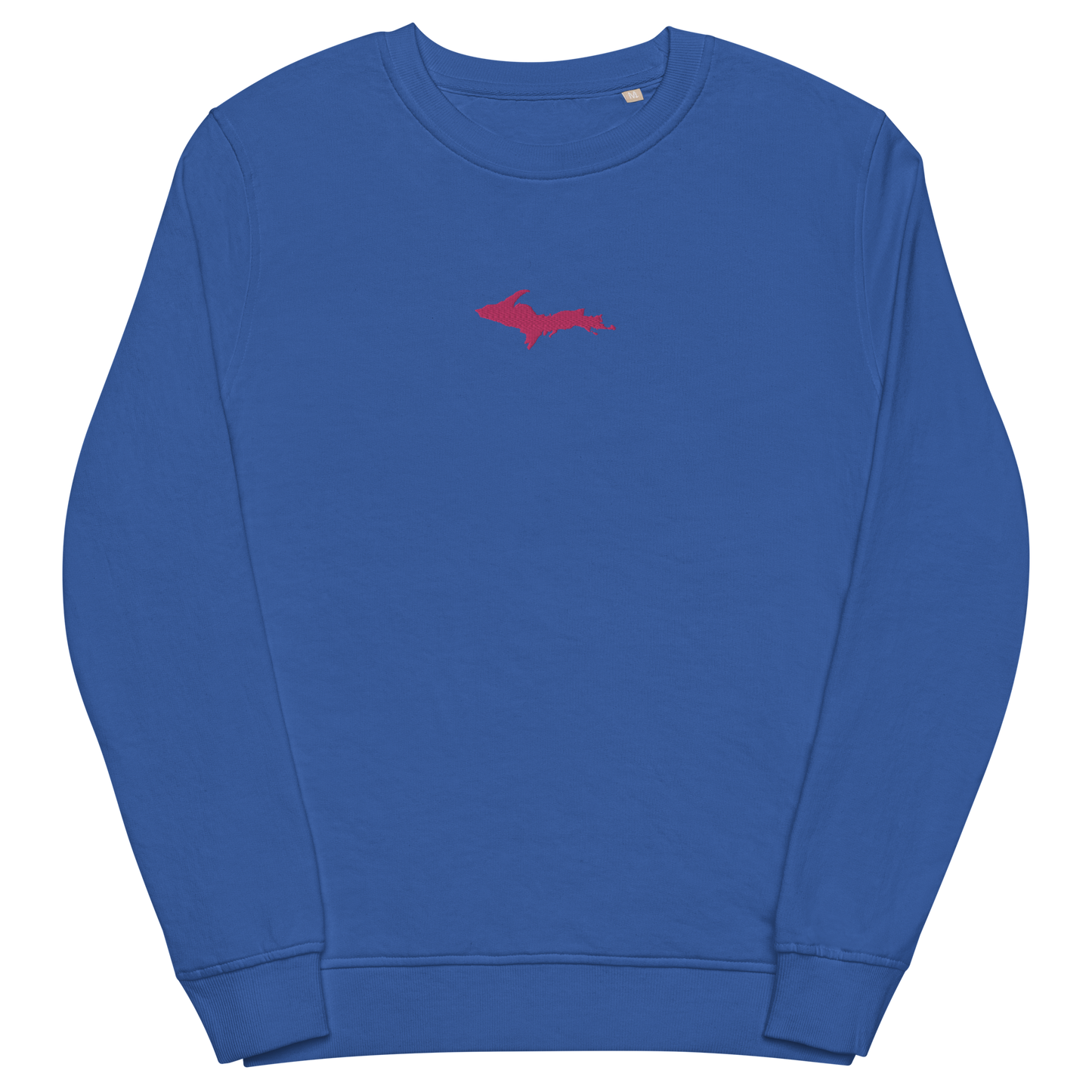 Michigan Upper Peninsula Sweatshirt (w/ Embroidered Pink UP Outline) | Unisex Organic