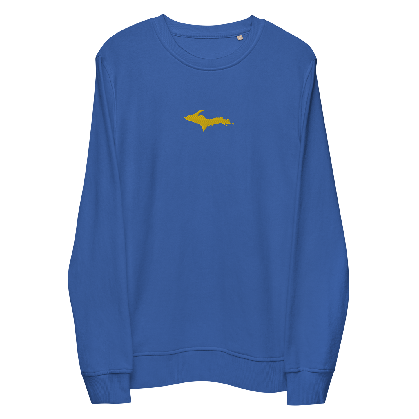 Michigan Upper Peninsula Sweatshirt (w/ Embroidered Gold UP Outline) | Unisex Organic