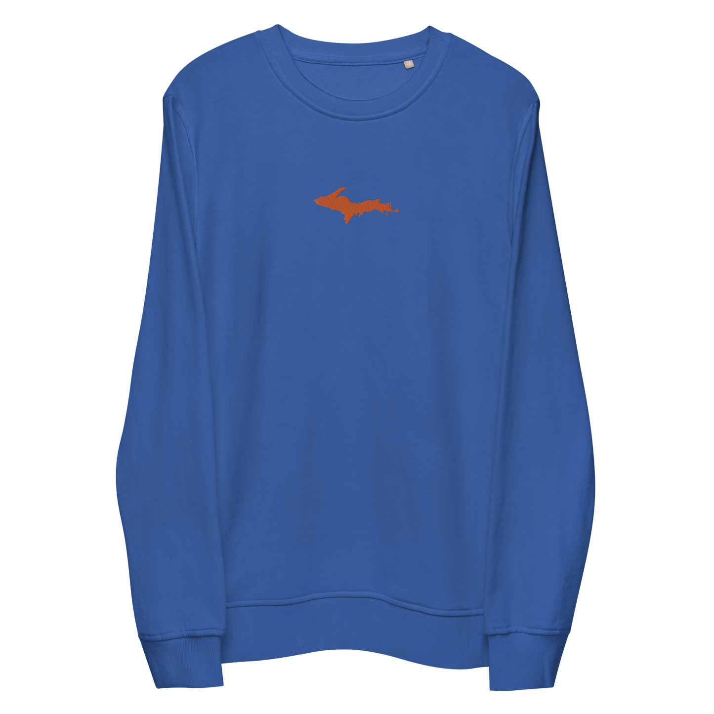 Michigan Upper Peninsula Sweatshirt (w/ Embroidered Orange UP Outline) | Unisex Organic