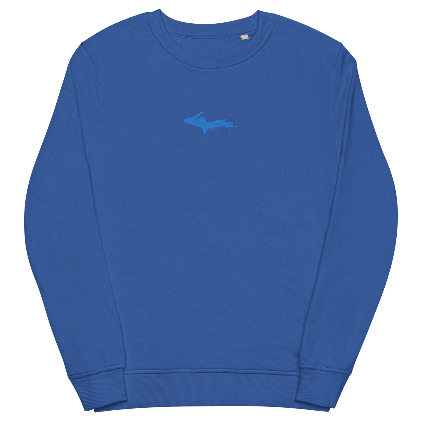 Michigan Upper Peninsula Sweatshirt (w/ Embroidered Azure UP Outline) | Unisex Organic