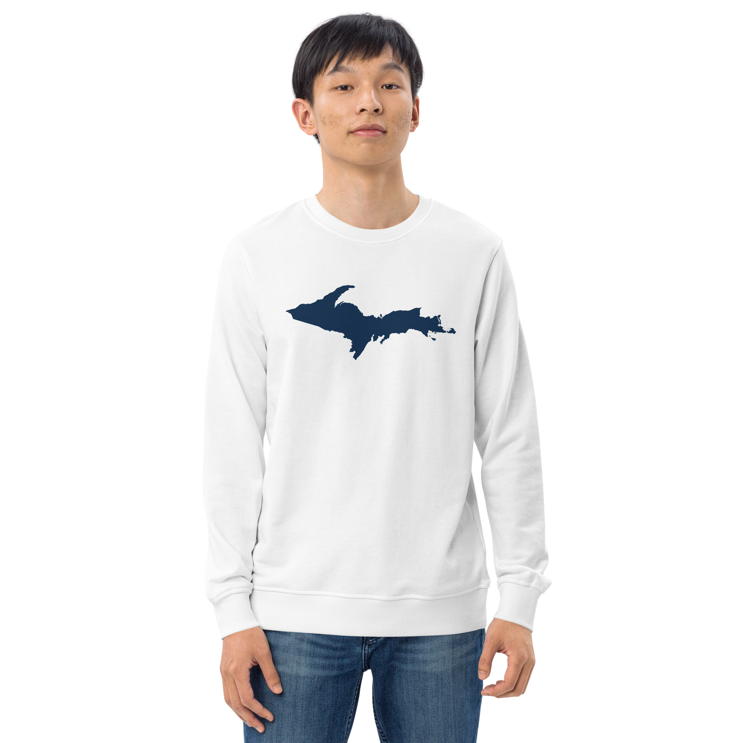 Michigan Upper Peninsula Organic Sweatshirt (w/ UP Outline)