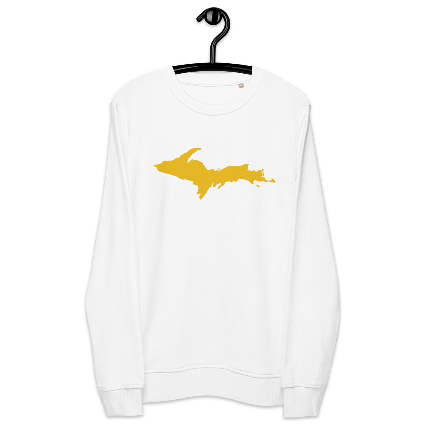 Michigan Upper Peninsula Organic Sweatshirt (w/ Gold UP Outline)