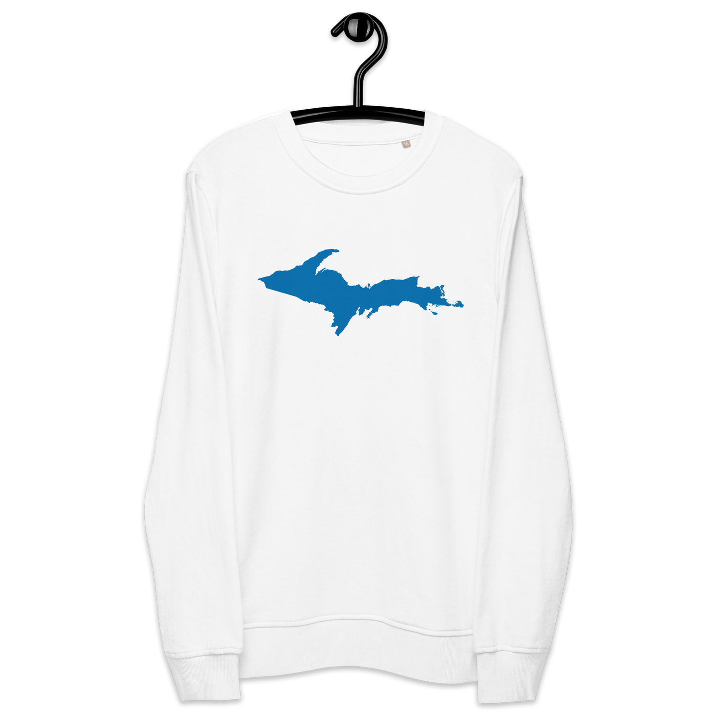 Michigan Upper Peninsula Organic Sweatshirt (w/ Azure UP Outline)