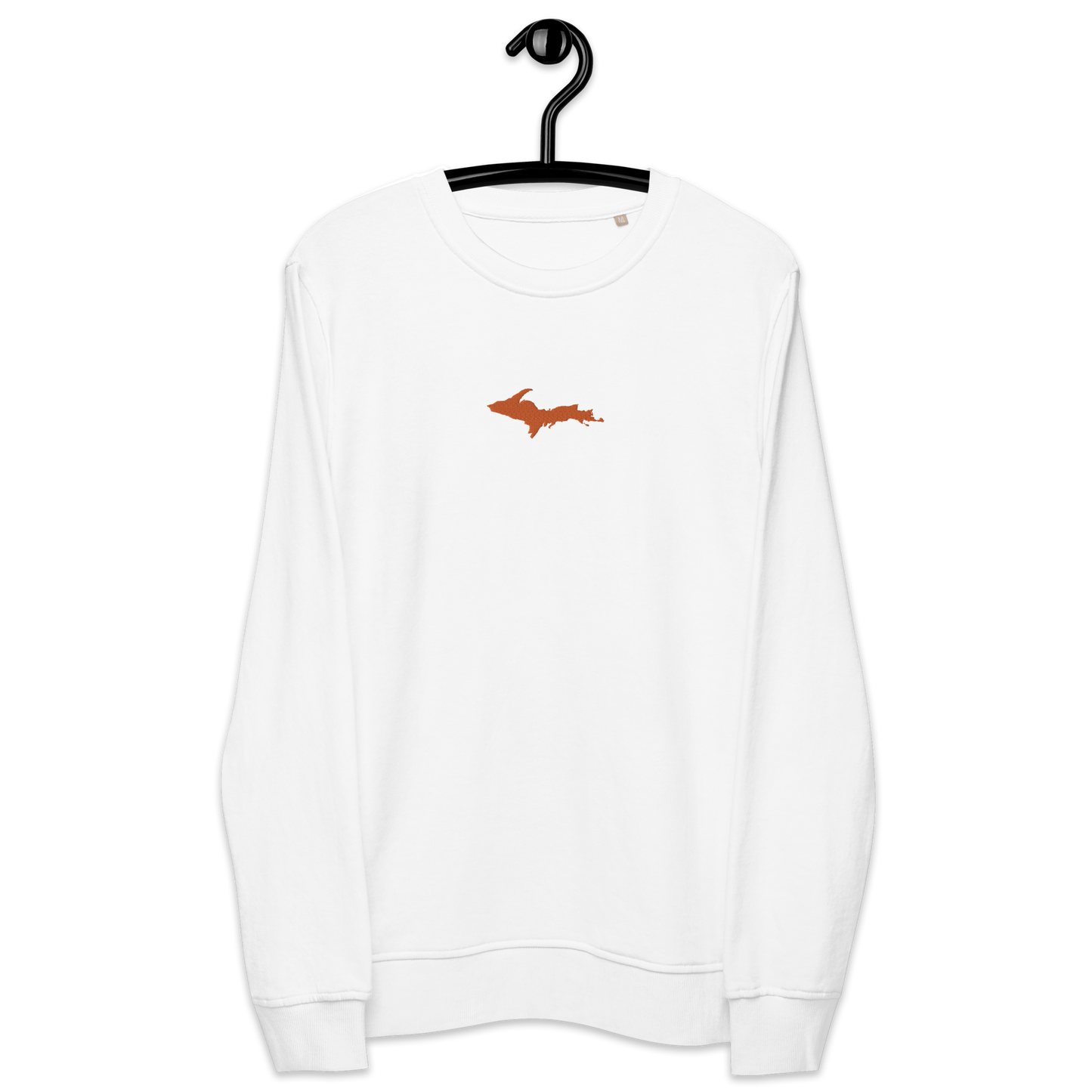 Michigan Upper Peninsula Sweatshirt (w/ Embroidered Orange UP Outline) | Unisex Organic