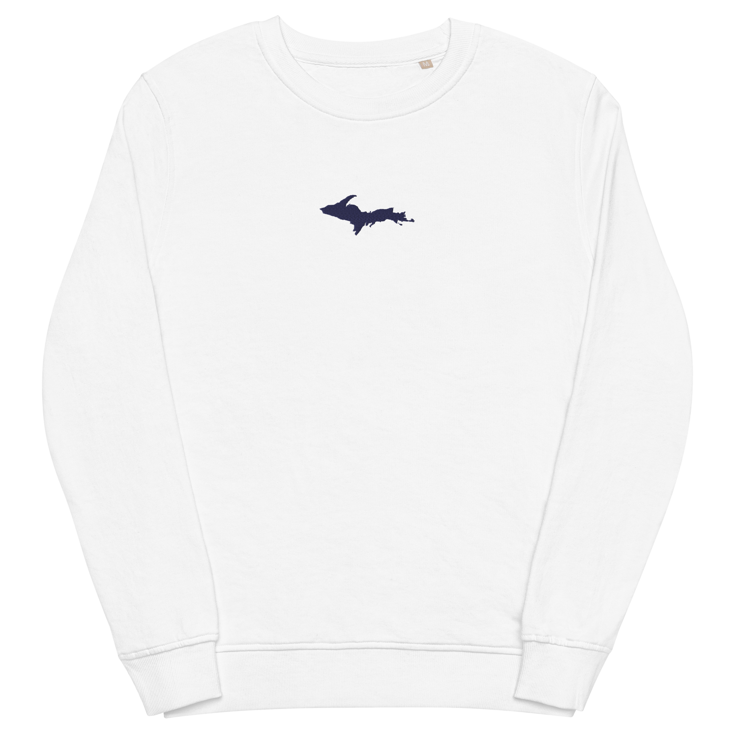 Michigan Upper Peninsula Sweatshirt (w/ Embroidered UP Outline) | Unisex Organic